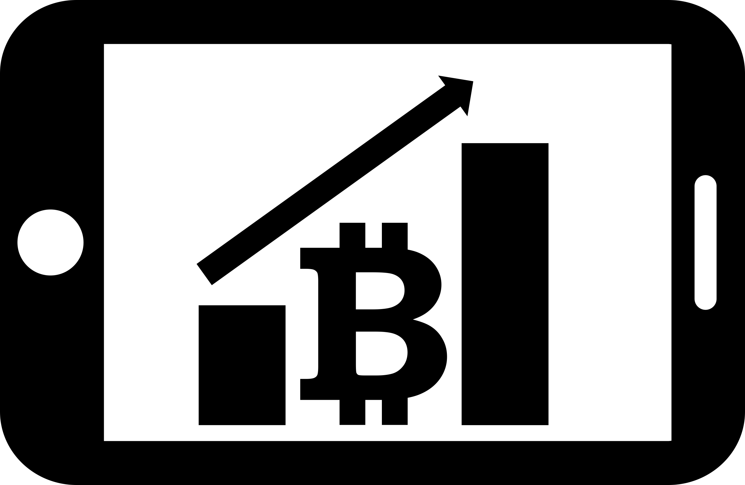 Bitcoin Mobile Phone Graphic Laser Cut Svg File Free Vectors
